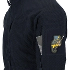 Куртка Helikon-Tex ALPHA Tactical - Grid Fleece, Navy blue XS/Regular (BL-ALT-FG-37) - изображение 5