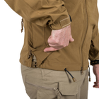 Куртка Helikon-Tex Cougar Qsa + Hid - Soft Shell Windblocker, Coyote 3XL/Regular (KU-CGR-SM-11) - зображення 8