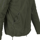 Куртка Helikon-Tex ALPHA Tactical - Grid Fleece, Olive Green M/Regular (BL-ALT-FG-02) - изображение 6