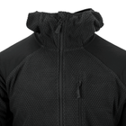 Куртка Helikon-Tex Alpha Hoodie - Grid Fleece, Black XS/Regular (BL-ALH-FG-01) - изображение 8
