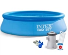 Надувной бассейн Intex 28108, 244 х 61 см, с фильтр-насосом