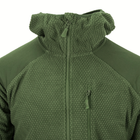 Куртка Helikon-Tex Alpha Hoodie - Grid Fleece, Olive green XL/Regular (BL-ALH-FG-02) - зображення 8