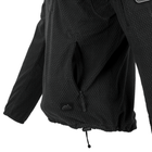 Куртка Helikon-Tex Alpha Hoodie - Grid Fleece, Black L/Regular (BL-ALH-FG-01) - изображение 11