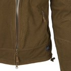 Куртка Helikon-Tex ALPHA Tactical - Grid Fleece, Coyote L/Regular (BL-ALT-FG-11) - изображение 7