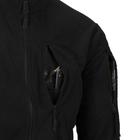 Куртка Helikon-Tex ALPHA Tactical - Grid Fleece, Black L/Regular (BL-ALT-FG-01) - изображение 8