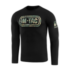 M-Tac футболка Logo длинный рукав Black XS - изображение 1