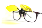 Полярізаційна накладка на окуляри (чорно-зелена) - зображення 14