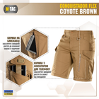 M-Tac шорты Conquistador Flex Coyote Brown 3XL - изображение 4