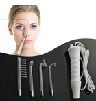 Дарсонваль з 4 насадками для догляду за волоссям, шкірою обличчя і тіла в домашніх умовах, Косметологічний апарат - зображення 7
