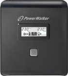 UPS PowerWalker VI 1000 LCD 1000VA (600W) Black (10120018) - obraz 2