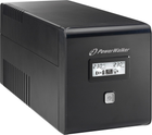 UPS PowerWalker VI 1000 LCD 1000VA (600W) Black (10120018) - obraz 3