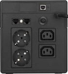 UPS PowerWalker VI 1000 LCD 1000VA (600W) Black (10120018) - obraz 4