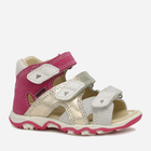 Дитячі шкіряні сандалії для дівчинки Bartek 11708-020 23 Рожеві (5903607811763) - зображення 1