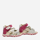 Дитячі шкіряні сандалії для дівчинки Bartek 11708-020 24 Рожеві (5903607811770) - зображення 4