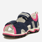 Дитячі шкіряні сандалії для дівчинки Bartek 16176-010 30 Темно-синій/Рожевий (5903607814061) - зображення 3