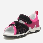 Дитячі шкіряні сандалії для дівчинки Bartek 19187-009 34 Рожевий/Чорний (5904699020798) - зображення 5