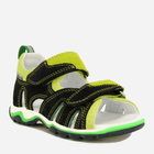 Дитячі шкіряні сандалії для хлопчика Bartek 16187-018 30 Чорний/Зелений (5904699020675) - зображення 2