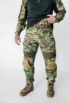 Чоловічі тактичні штани з Наколінниками у комплекті та Вставками FLEX / Міцні Брюки ріп-стоп мультикам S - зображення 8