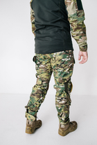 Чоловічі тактичні штани з Наколінниками у комплекті та Вставками FLEX / Міцні Брюки ріп-стоп мультикам M - зображення 10