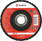 Круг зачистний Wurth Red Line D125х22.2 мм нейлоново-карбідний корал (1668322125)