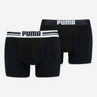 Komplet męskich majtek 2 sztuki Puma Placed Logo Boxer 2p 90651903 S Czarny (8718824117089) - obraz 1