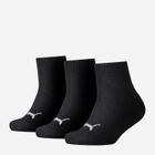 Набір дитячих шкарпеток 3 пари Puma Kids Quarter 3P 90737502 27-30 Чорний (8718824618463) - зображення 1