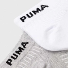 Набір жіночих шкарпеток 2 пари Puma Women Cat Logo Rib Sneaker 2p 93819201 35-38 Білий/Сірий (8720245489270) - зображення 2