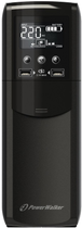 UPS PowerWalker VI 600 CSW FR 600VA (360W) Black - obraz 2