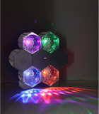 Колонка BT Music з 4 кольоровими світлодіодними ефектами Lights and Sound 501113 (5713428013433) - зображення 3