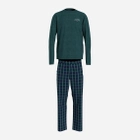 Піжама (лонгслів + штани) чоловіча бавовняна Tommy Hilfiger UM0UM03130 XS Зелена (8720645421078) - зображення 4