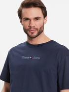 Koszulka męska luźna Tommy Jeans DM0DM16825-C87 2XL Granatowa (8720644518625) - obraz 4
