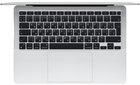 Ноутбук Apple MacBook Air 13" M1 256GB 2020 (MGN93RU/A) (Qwerty+Cyrylic) Silver - зображення 2