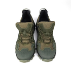 Тактичні шкіряні кросівки Oksy Tactical демісезонні трекінгові Olive розмір 42 - зображення 4