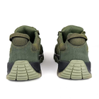 Тактические кожаные кроссовки Oksy Tactical летние с сеткой треккинговые Olive размер 46 - изображение 7