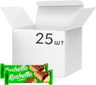 Упаковка вафельных батончиков Roshetto Peanut 34 г х 25 шт (4823077640384)