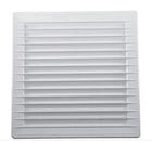 Решетка вентиляционная пластиковая AirRoxy AKUSzS 170x170 диаметр 125 white белая 02-247