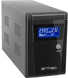 UPS Armac Office 1000E 1000VA (650W) Black (O/1000E/LCD) - obraz 3