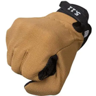 Тактичні рукавички 5.11 повнопалі коричневі L - зображення 4