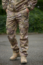 Чоловічі штани Softshell на флісі колір мультикам Водонепроникні S - зображення 1