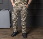 Чоловічі тактичні штани на флісі SoftShell колір піксель водонепроникні M - зображення 4
