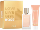 Zestaw damski Hugo Boss Alive Woda perfumowana damska 30 ml + Balsam do ciała 50 ml (3616303428532) - obraz 1