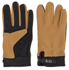 Тактичні рукавички 5.11 повнопалі коричневі M - зображення 5