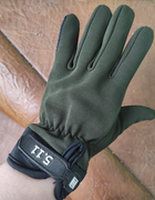 Тактичні рукавички 5.11 повнопалі зелені XL - зображення 3