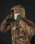 Весенняя тактическая куртка софтшел Military plus хищник 3XL - изображение 7