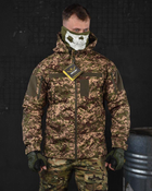 Весняна тактична куртка софтшол Military plus хижак L - зображення 1