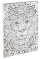 Malowanie po numerach Grafix Lion 30 x 40 cm (8715427077611) - obraz 1