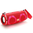 Портативная колонка TG642 с RGB подсветкой и ремешком Red