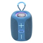 Портативная Bluetooth колонка TG658 8W с RGB подсветкой Blue
