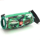 Портативная колонка TG642 с RGB подсветкой и ремешком Camouflage