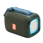 Портативная Bluetooth колонка TG339 5W с RGB подсветкой Green